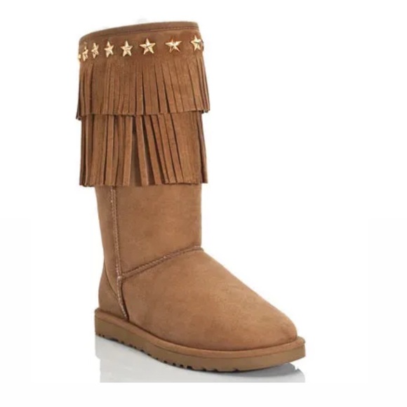 Jimmy Choo Fringe Ugg Boots